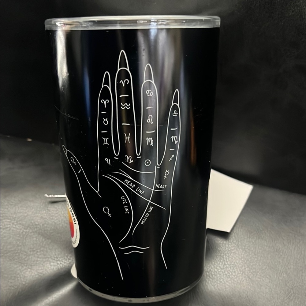 Black Palmistry Heat Activated Color Changing Candle